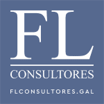 Logo de FL Consultores en azul