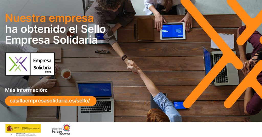 Sello Empresa Solidaria, información enlace casillaempresasolidaria.es